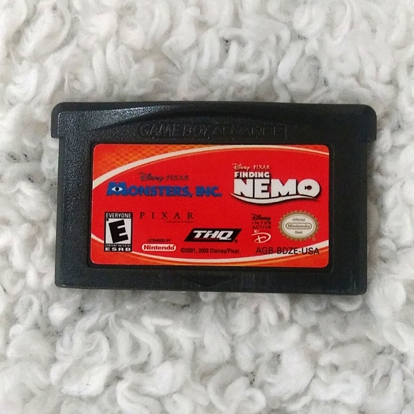 Gameboy Advance 2 games in 1 Finding Nemo and Monsters Inc - Picture 3 of 8